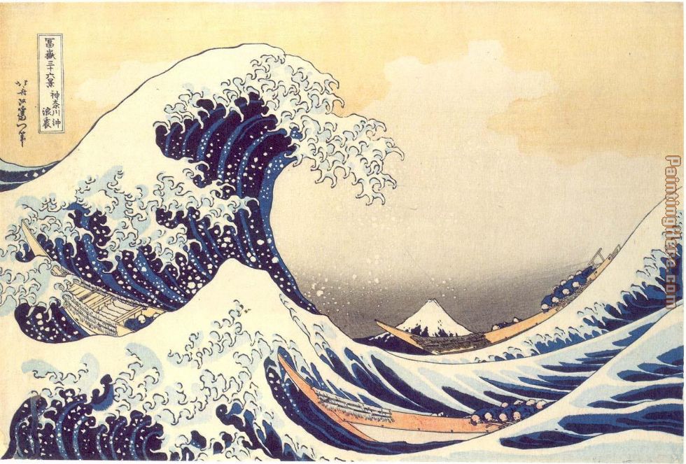 Unknown Artist The Great Wave at Kanagawa by Katsushika Hokusai